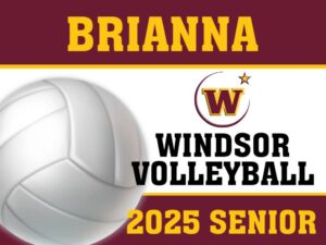 WINDSOR HIGH SCHOOL Volleyball YARD SIGN