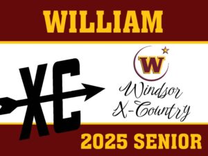 Windsor High School Cross Country yard sign