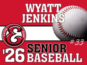 Eaton High School baseball yard signs