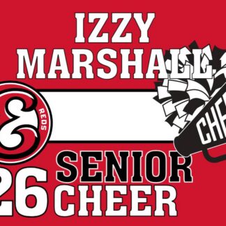 Eaton High School cheer yard signs