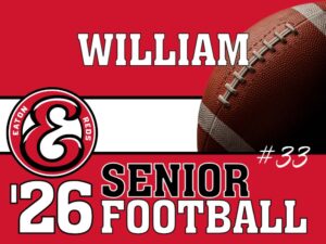 Eaton High School football yard signs