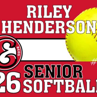 Eaton High School softball yard signs