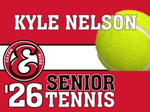 Eaton High School tennis yard signs