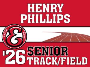 Eaton High School track yard signs