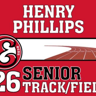 Eaton High School track yard signs