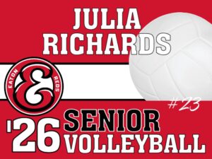 Eaton High School volleyball yard signs