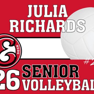 Eaton High School volleyball yard signs