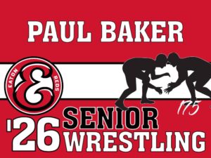 Eaton High School wrestling yard signs