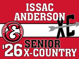 Eaton High School cross country yard signs