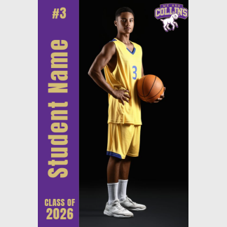 Fort Collins High School basketball banner