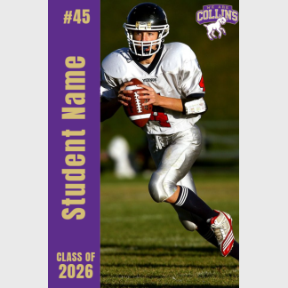 Fort Collins High School football banner