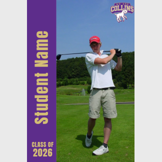 Fort Collins High School golf banner