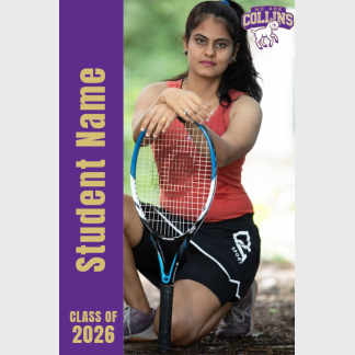 Fort Collins High School tennis banner