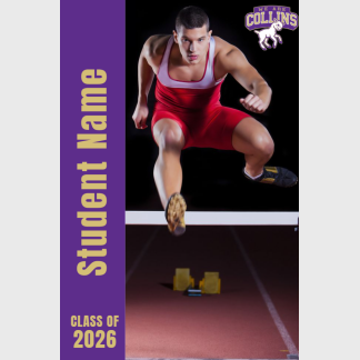 Fort Collins High School track banner