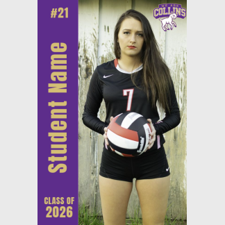 Fort Collins High School volleyball banner