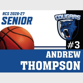 Resurrection Christian Basketball Yard Sign