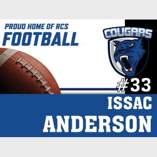 Resurrection Christian Football Yard Sign