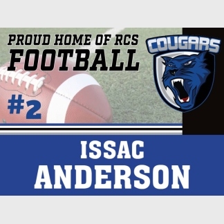 Resurrection Christian Football Yard Sign