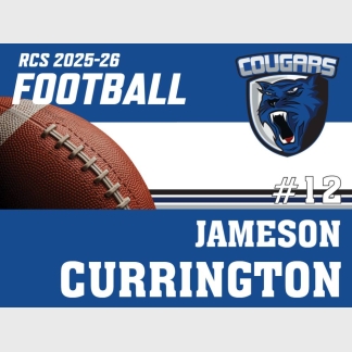 Resurrection Christian Football Yard Sign