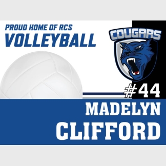 Resurrection Christian Volleyball Yard Sign