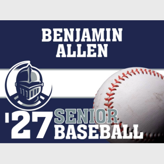 Severance High School baseball yard sign