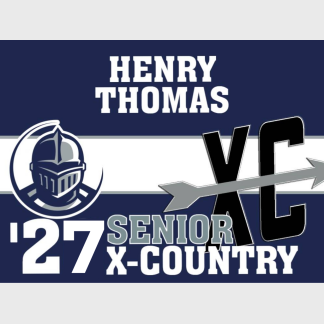 Severance High School cross country yard sign