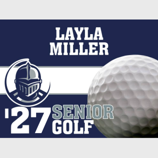 Severance High School golf yard sign