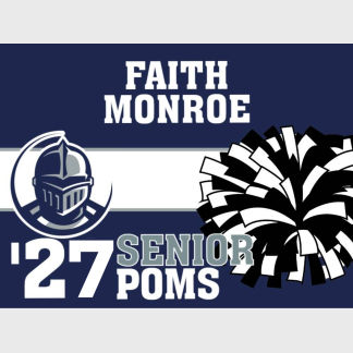Severance High School poms yard sign