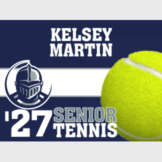 Severance High School tennis yard sign