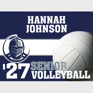 Severance High School volleyball yard sign