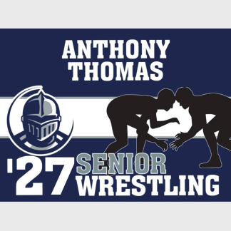 Severance High School wrestling yard sign