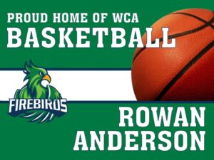 windsor charter basketball yard signs