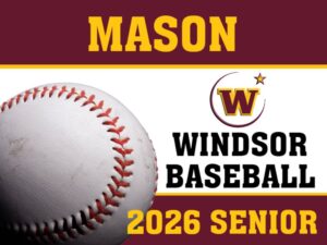 Windsor High School baseball senior yard sign