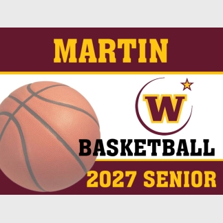 windsor high school basketball yard sign