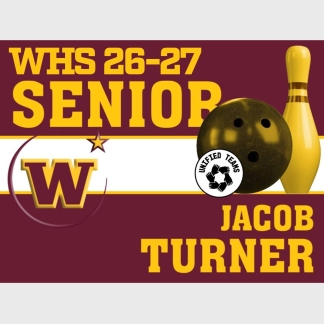 windsor high school unified bowling yard sign