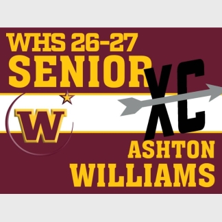 windsor high school cross Country yard sign