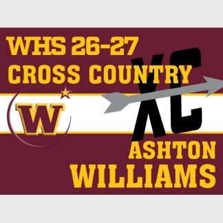 windsor high school cross Country yard sign