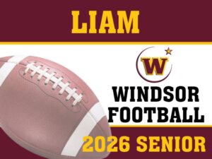 Windsor High School Football yard sign