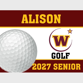 windsor high school golf yard sign