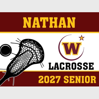 windsor high school lacrosse yard sign