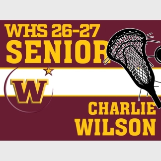 windsor high school lacrosse yard sign