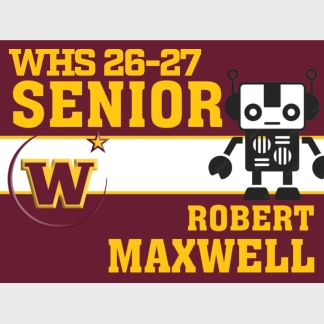 windsor high school robotics yard sign