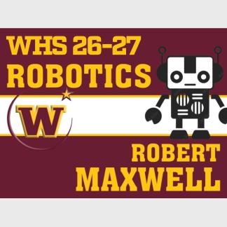 windsor high school robotics yard sign