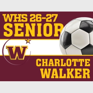 windsor high school soccer yard sign