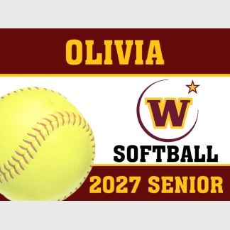 windsor high school softball yard sign