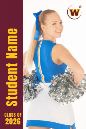 Windsor High School Senior Cheer banner