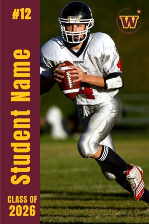 Windsor High School Senior Football banner