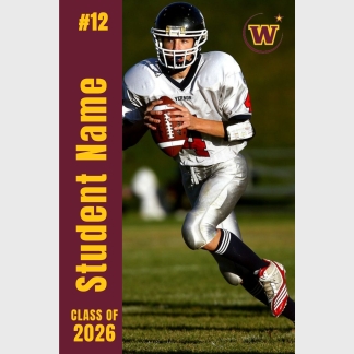 Windsor High School Senior Football banner