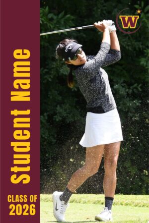 Windsor High School Senior Golf banner