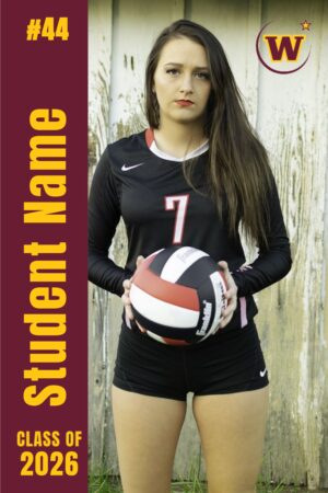 Windsor High School Senior Volleyball banner